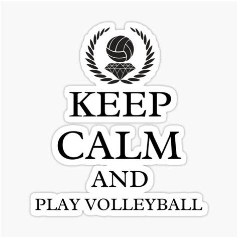Keep Calm And Play Volleyballfunny Volleyball For Men And Women Volleyball Player T