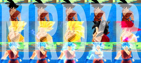 Goku Fnf All Forms By Maredzer On Deviantart