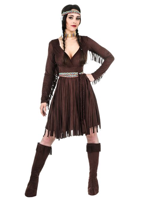 Plus Size Womens Native American Dress Costume