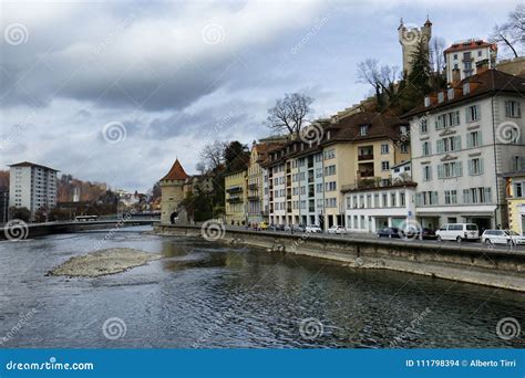 Historic Buildings On The Shores Of Lake Lucerne In Switzerland Stock Photo Image Of