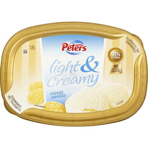 Peters Light And Creamy Classic Vanilla Ice Cream 18l Woolworths