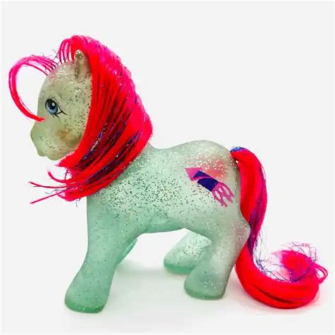 Vintage My Little Pony G1 Sky Rocket 1985 Sparkle Ponies Mlp Red Green