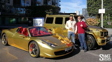 Gold Cars You Wont Miss New Brabus G 700 And Ferrari