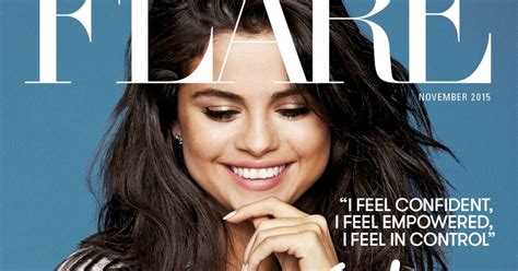 Selena Gomez Flare Magazine November 2015 Fashion Magazine