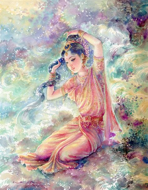 Ganga Goddess Of The Holy River By Chewin06 On Deviantart Artofit