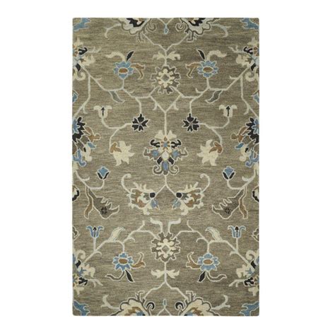 Decorating your home's interior with antique rugs. Home Decorators Collection Montpellier Grey 8 ft. x 11 ft ...