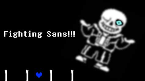 Fighting Sans Undertale Youtube