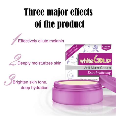 Buy White Gold Anti Marks Whitening Pearl Face Cream At Affordable