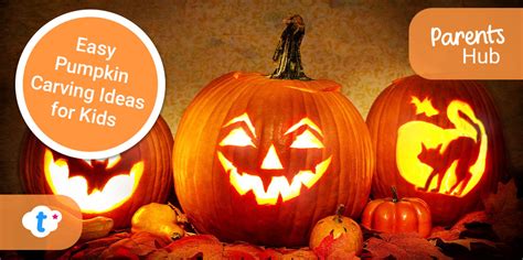20 Easy Pumpkin Carving Ideas For Kids Twinkl