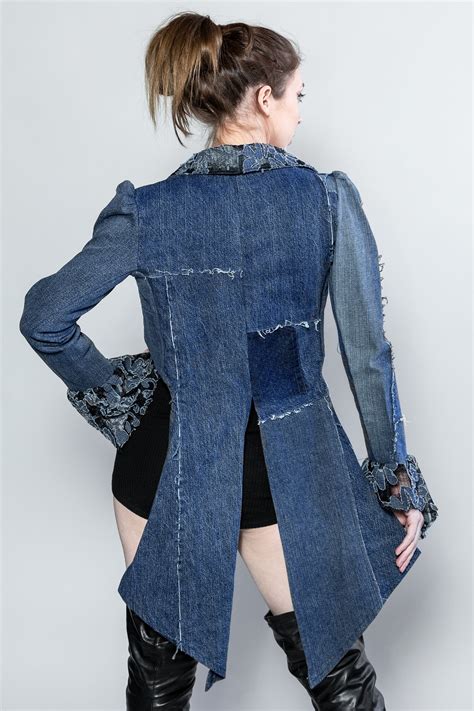 Forgotten Saints La Talk Of The Town Distressed Denim Tuxedo Tails J