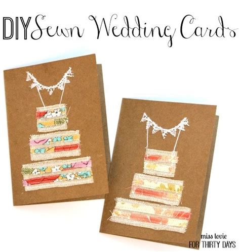 Menus and place cards and programs. DIY Sewn Wedding Cards