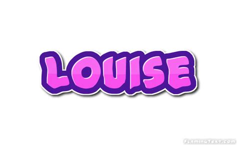 Louise Logo Free Name Design Tool From Flaming Text
