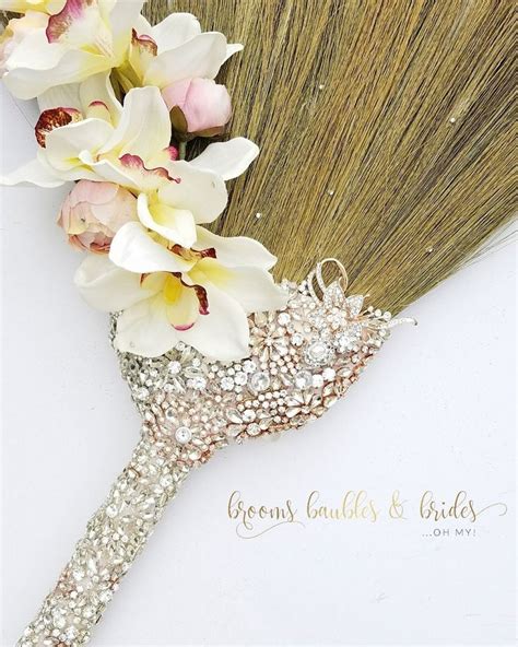 Wedding Broom Wedding Jumping Broom Bling Wedding Broom Etsy