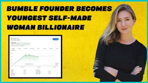 Bumble Founder Whitney Wolfe Herd Became The Rare Woman Billionaire Nbb News Youtube