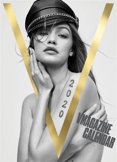 Bella And Gigi Hadid Strip Down For V Magazine S 2020 Calendar