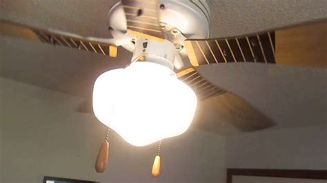 A good ceiling fan can also help you to decorate your home in order to attract people who come to it is essential for you to have a baseball ceiling fan as it can cool your room. Baseball Bat ceiling fan with schoolhouse globe - YouTube