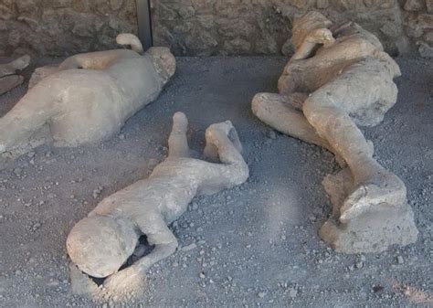 plaster casts of pompeii victims bodies provide a chilling look at their last moments pompeii