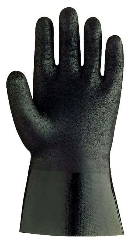 Showa 6784r 10 Fully Coated Neoprene Chemical Resistant Gloves