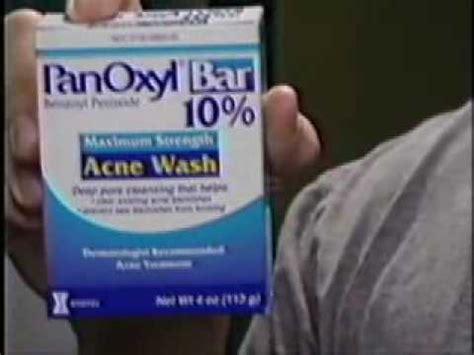 I tried a bunch of different products and nothing worked until i tried panoxyl. Nathan Reedy's Soap Commercial - PanOxyl Bar Acne Wash ...