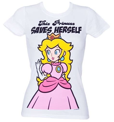 Ladies Princess Peach Nintendo T Shirt Nerd Outfits Nintendo Shirt