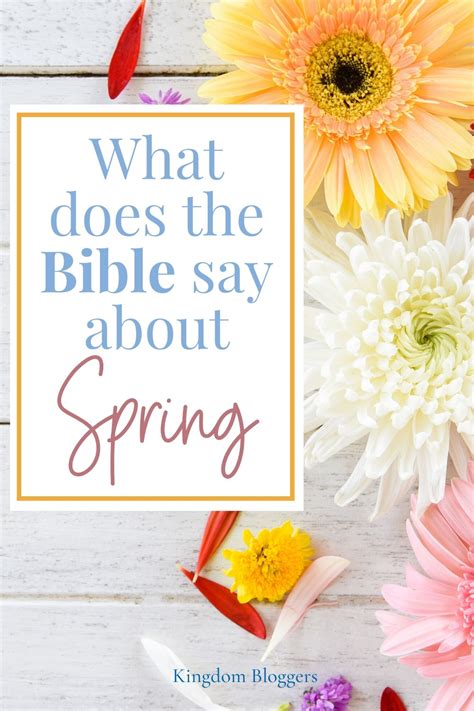 11 Hopeful Bible Verses About Spring Kingdom Bloggers