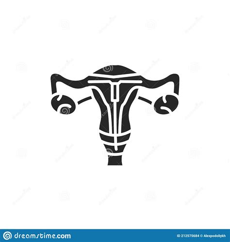 Contraceptive Spiral Black Glyph Icon Intrauterine Device Birth