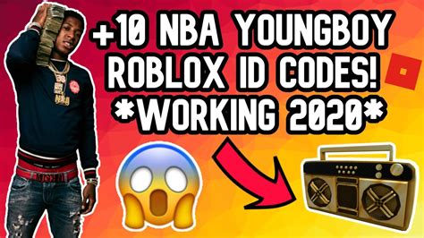 Roblox list finding roblox song id clothes id roblox roblox image id codes list item code roblox gear id roblox accessories codes here. +10 NBA Youngboy Roblox ID Codes! *WORKING 2020 ...