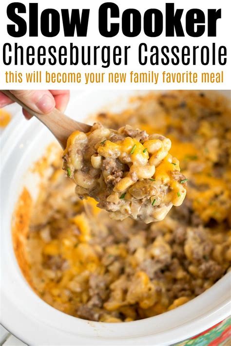 I love making breakfast casseroles because then you get a delicious meal that is really efficient. Crockpot Hamburger Casserole!! #crockpot #crockpotrecipes ...