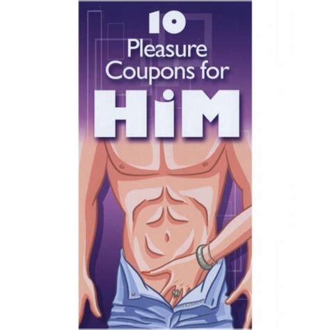 10 Pleasure Coupons For Him Sex Toys And Adult Novelties Adult Dvd Empire