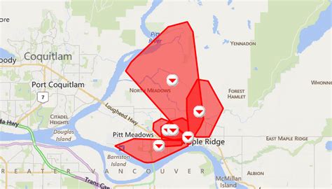 Bc Hydro Power Outage Map Map