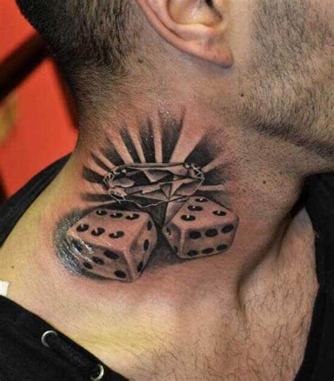 35 Awesome Dice Tattoo Designs With Cards Trending Tattoo