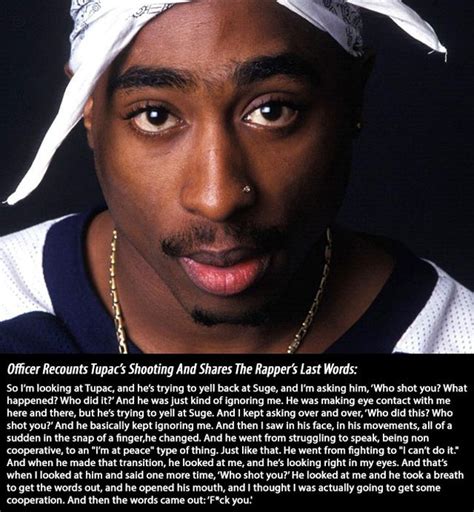 These Were Tupacs Last Words Before He Died Celebrities