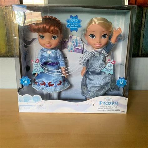 Olafs Frozen Adventure Traditions Anna And Elsa Dolls In Elsa Doll Olaf S Frozen