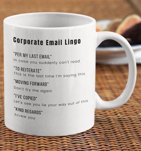 Email Funny Mug Office Mug Sarcastic 11oz Or 15 Oz Funny Etsy
