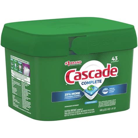 The best dishwasher detergents clean your dishes without leaving any stains. Cascade Complete ActionPacs Fresh Scent Dishwasher ...