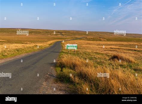 Near West Stonesdale North Yorkshire England Uk May 15 2019 Sign