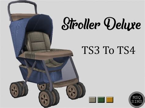 Stroller Deluxe Ts3 To Ts4 At Msq Sims Sims 4 Updates