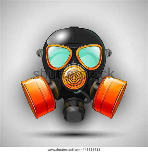 Gas Mask Respirator Skull Breather Protective Stock Vector Royalty