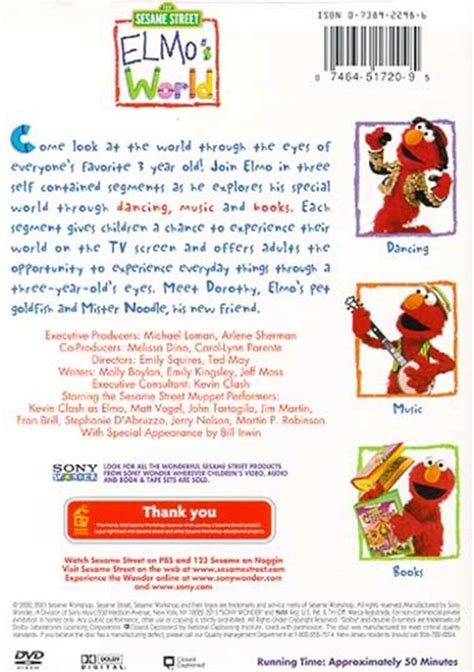 Sesame Street Elmos World Dvd 2000 Dvd Empire