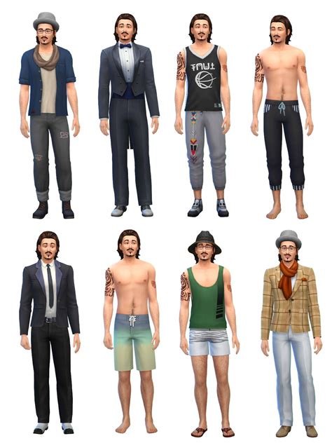 Free Sims 4 Sims 4 Cas Sims 4 Clothing Johnny Depp Paper Dolls