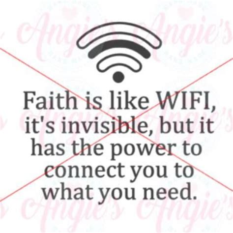 Faith Is Like Wifi Svg Etsy