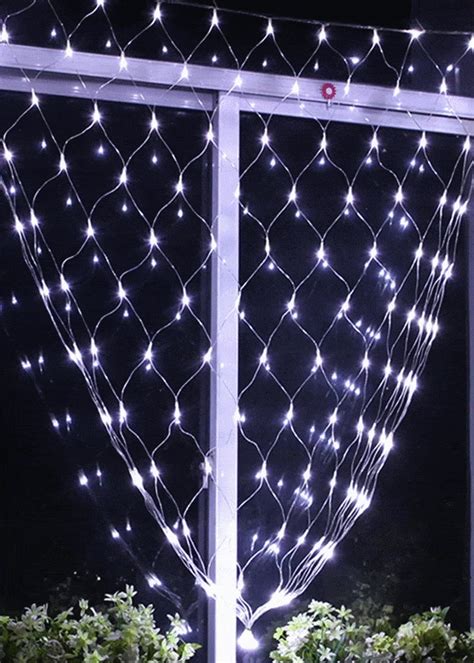Led Net Lights 18 X 12m Outdoor Cool White Sparkling White