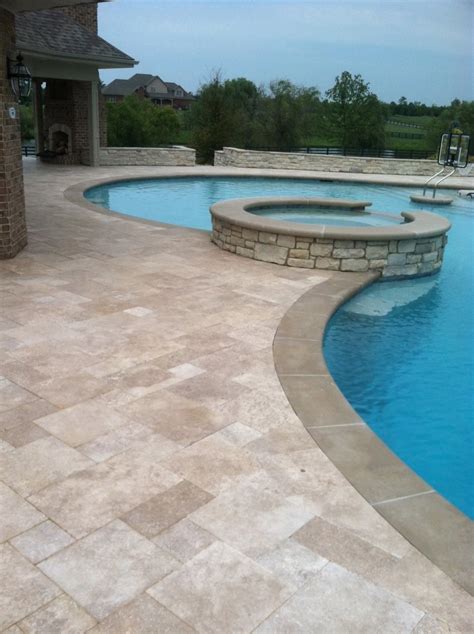 How To Install Travertine Pavers Two Brothers Pavers And Pools