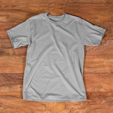 T Shirt Gray Mockup Template For Free Download On Pngtree