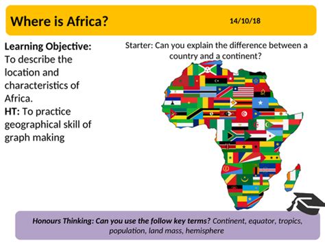 Africa Lesson 1 Location And Graph Skills Teaching Resources