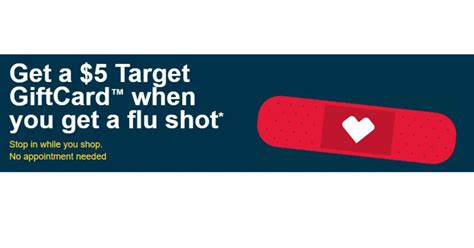 If you also have a premium ultimate rewards. FREE $5 Target Gift Card When You Get Your FREE Flu Shot ...