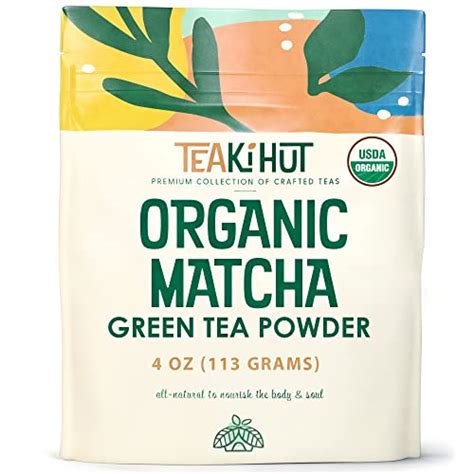 Teaki Hut Organic Matcha Green Tea Powder 4oz Usda Organic Culinary