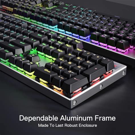 Redragon K556 Rgb Led Backlit Mechanical Keyboard Review Wired Keyboards
