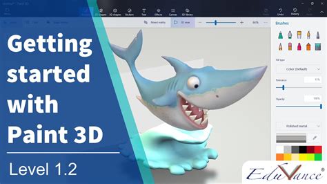 Level 12 The Paint 3d User Interface 3d Modelling Youtube