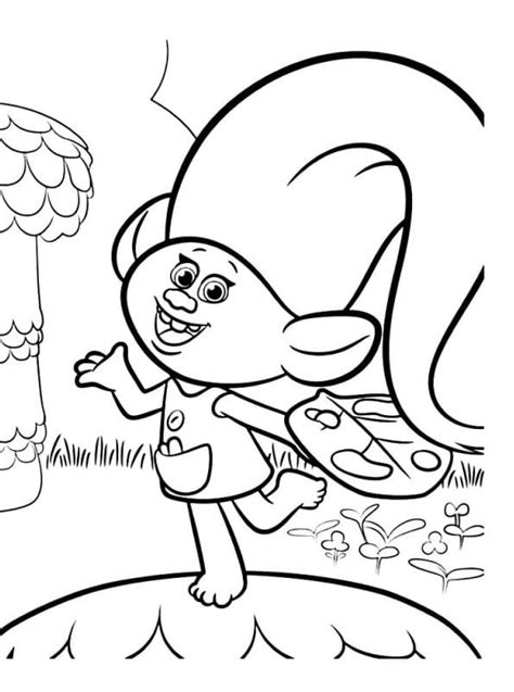 This coloring page is full of adorable characters and colorful balloons. Kids-n-fun.de | 26 Ausmalbilder von Trolls